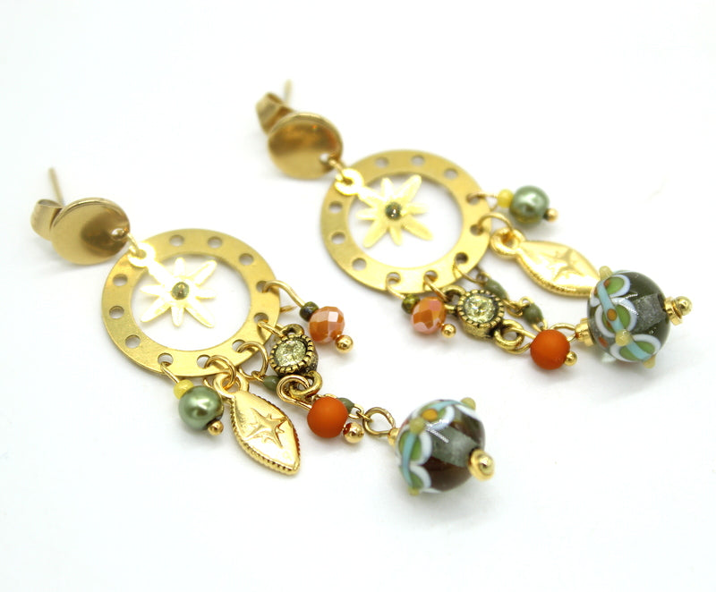 Boucles d'oreilles FLORE LUSH