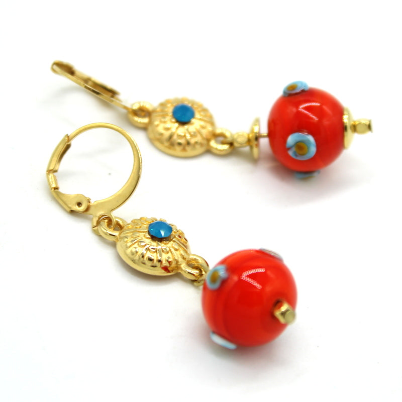 Boucles d'oreilles Coeur de mer