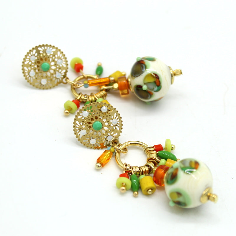 Boucles d'oreilles Jardin Secret