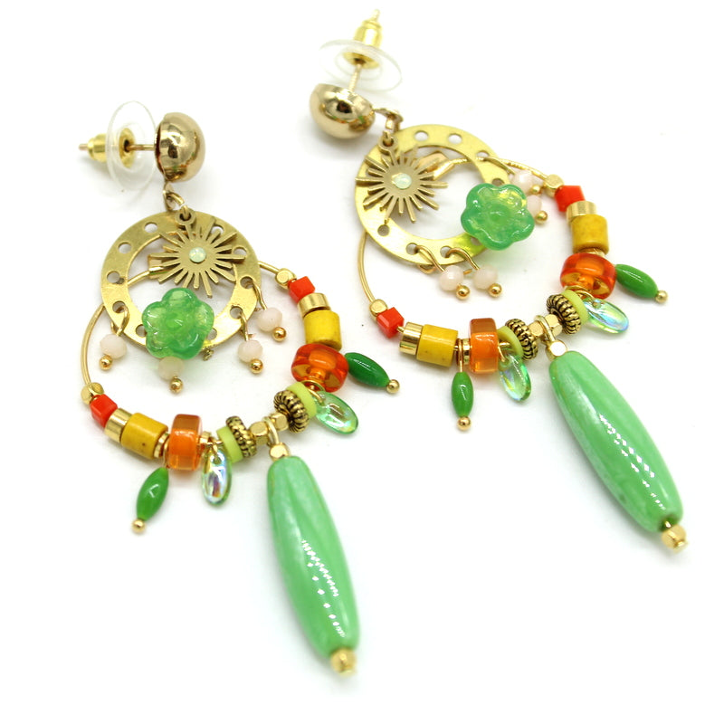 Boucles d'oreilles Jardin Secret