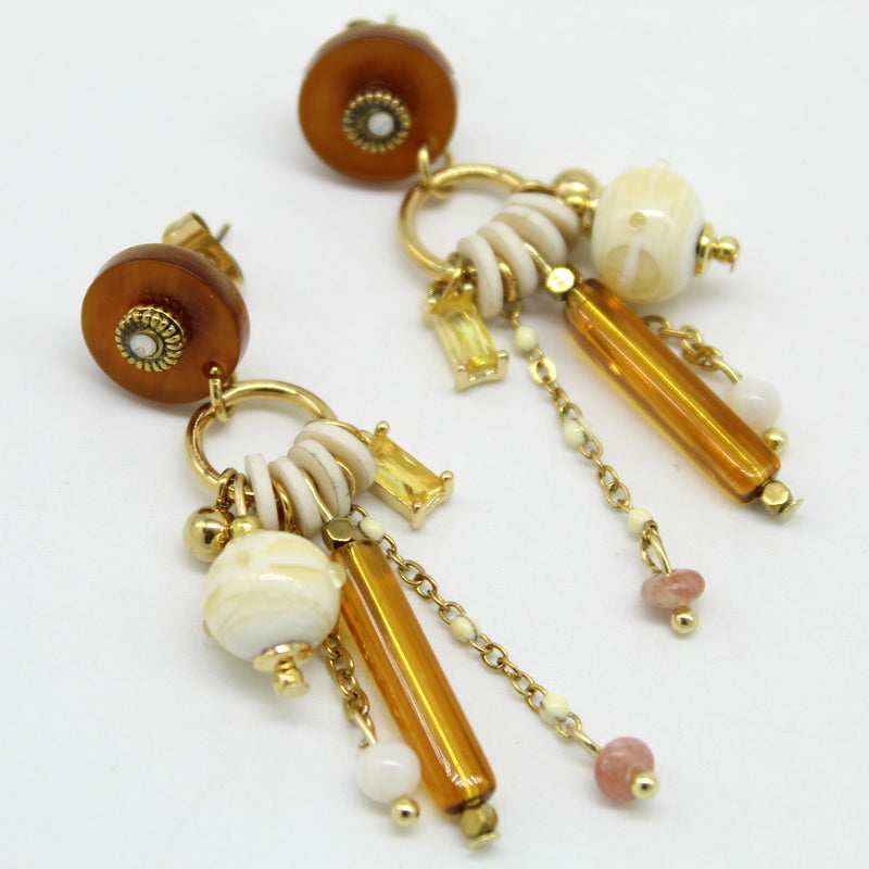 Boucles d'oreilles pampilles Murano DUNE