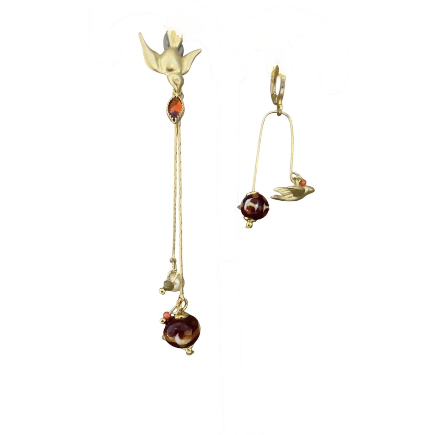 Boucles d'oreilles oiseaux Soryne