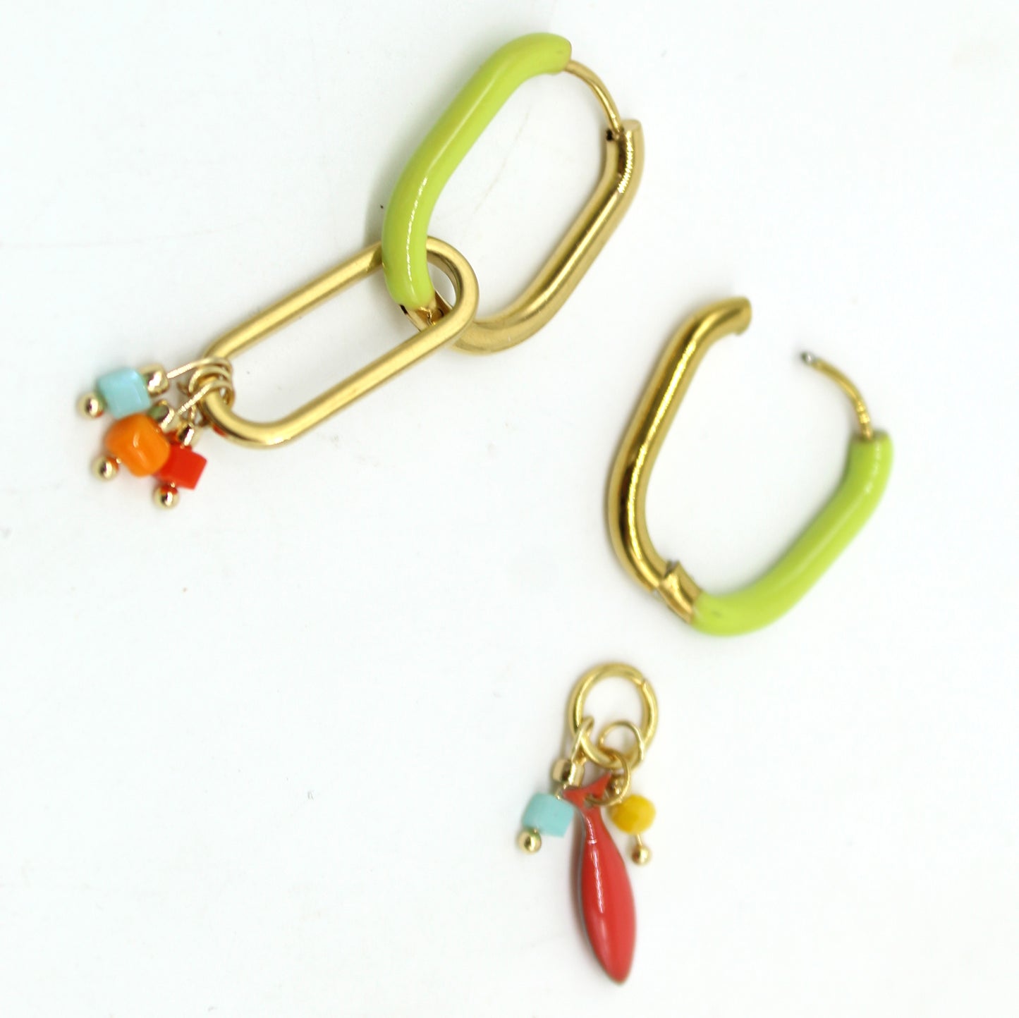 Boucles d'oreilles Citrus Coral