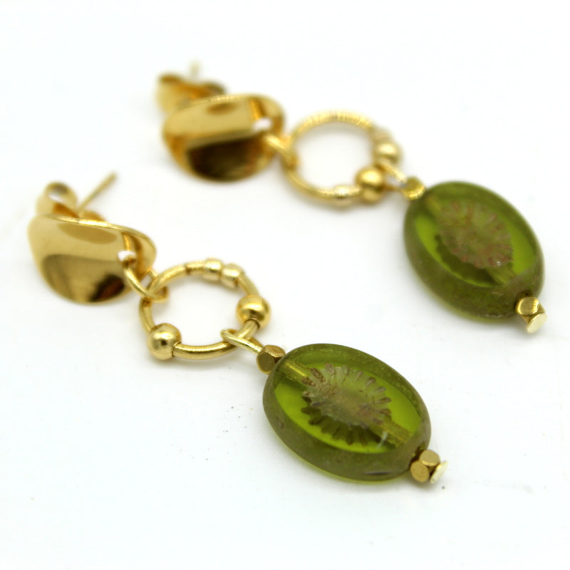 Soryne flower earrings