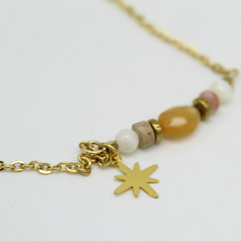 Bracelet chaine pierre DUNE