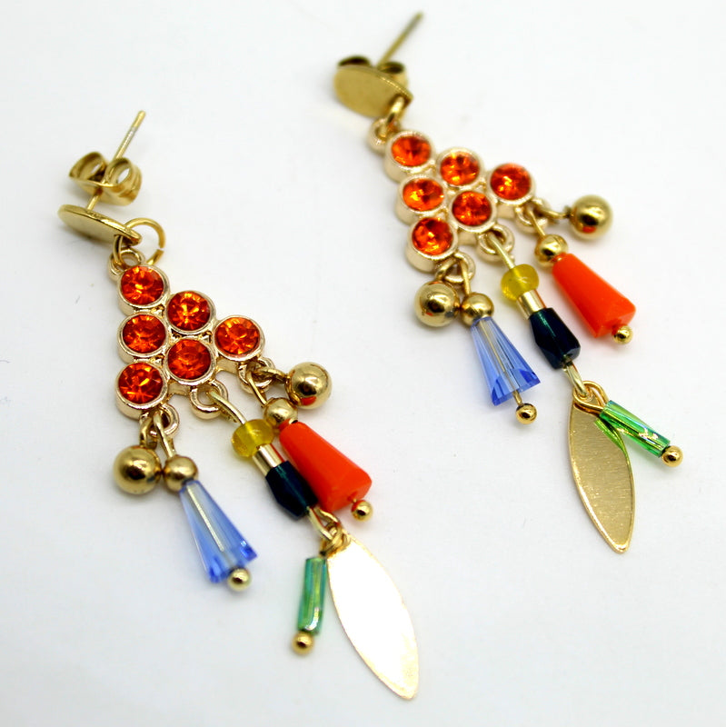 Boucles d'oreilles cristal Zeline