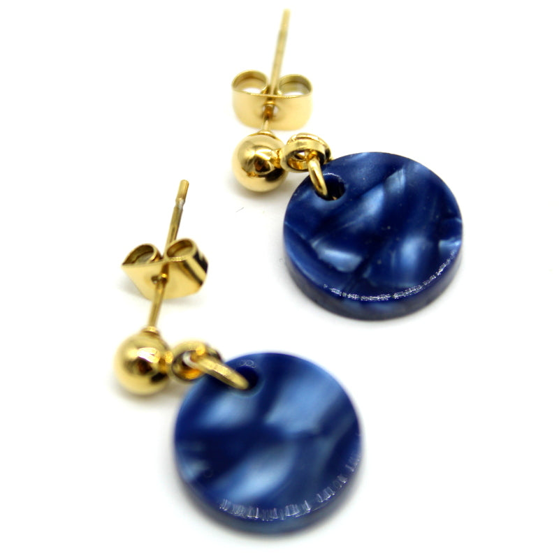 Boucles d'oreilles pastilles Zeline