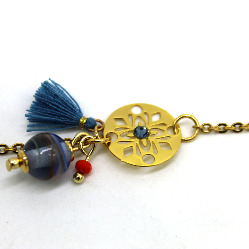 Bracelet pompon Zeline