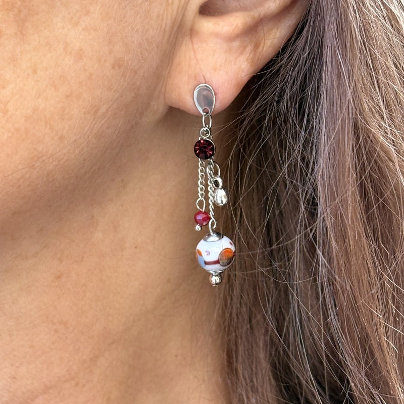 Boucles d'oreilles chaine Oralya