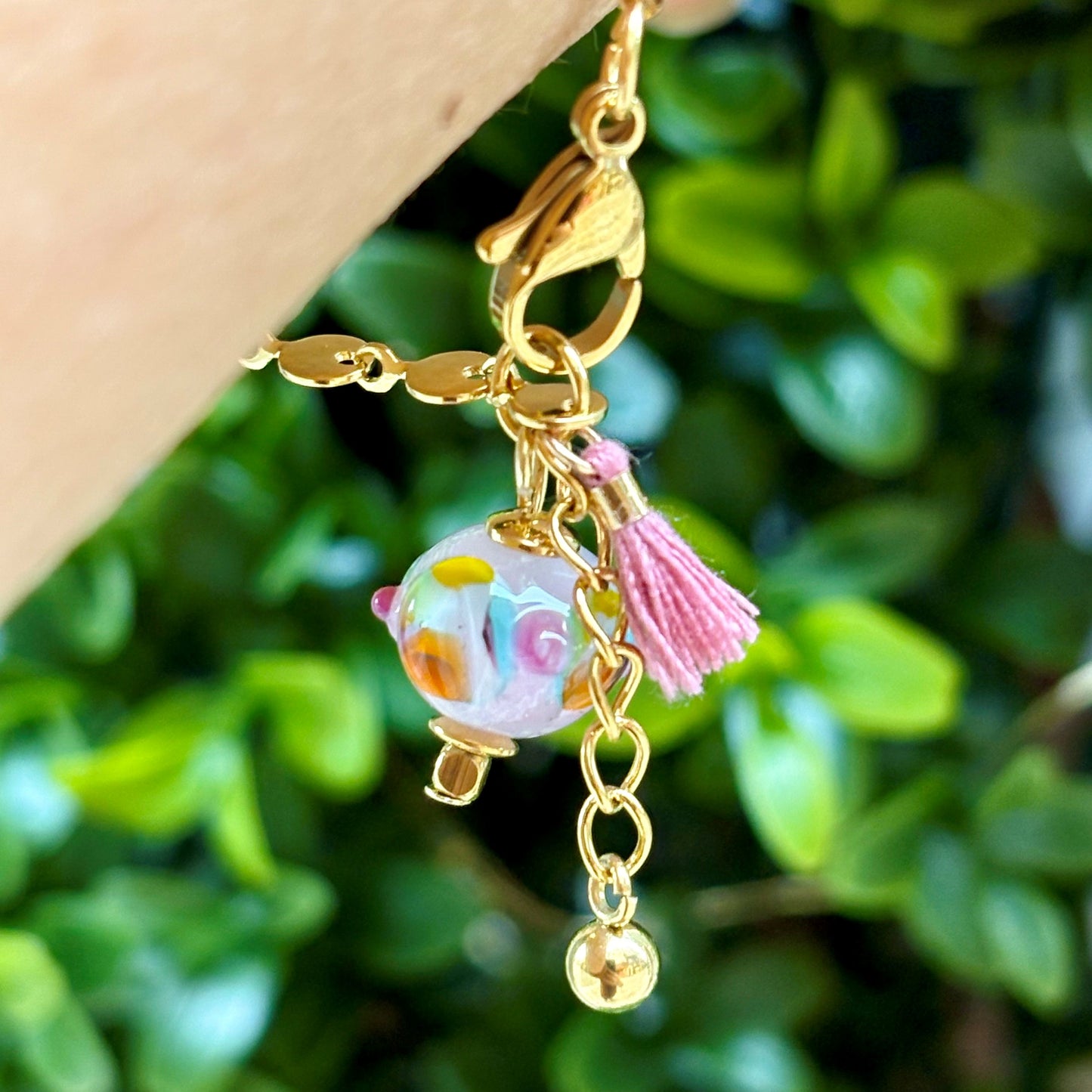 Bracelet chaine pastilles