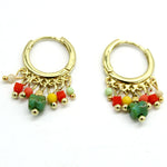 Boucles d'oreilles Eclat de vert