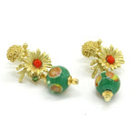 Boucles d'oreilles Eclat de vert