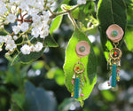 Boucles d'oreilles Eclat de vert