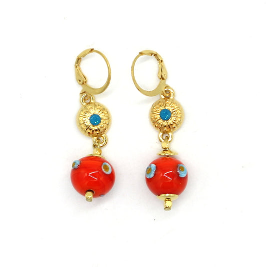 Boucles d'oreilles Coeur de mer