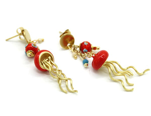 Boucles d'oreilles Coeur de mer