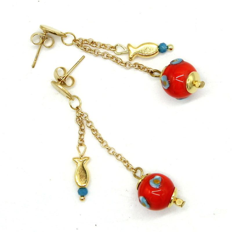 Sea Heart Earrings