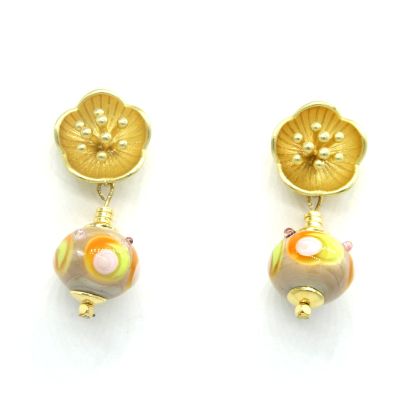Boucles d'oreilles Jardin d'ailes