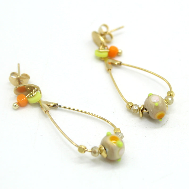 Boucles d'oreilles Jardin d'ailes