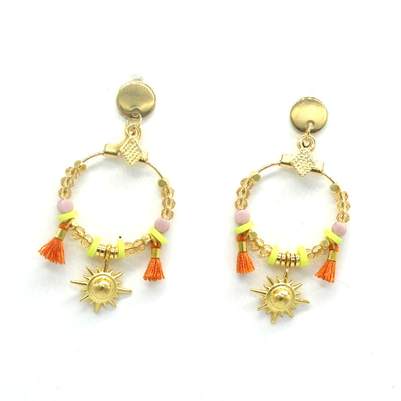 Boucles d'oreilles Jardin d'ailes