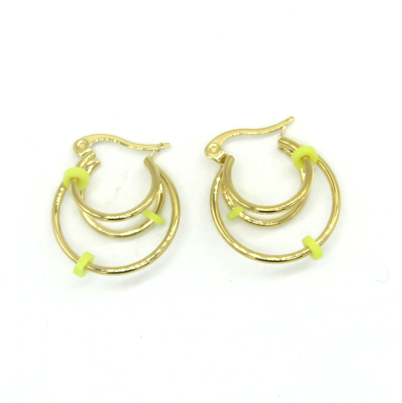 Boucles d'oreilles Jardin d'ailes