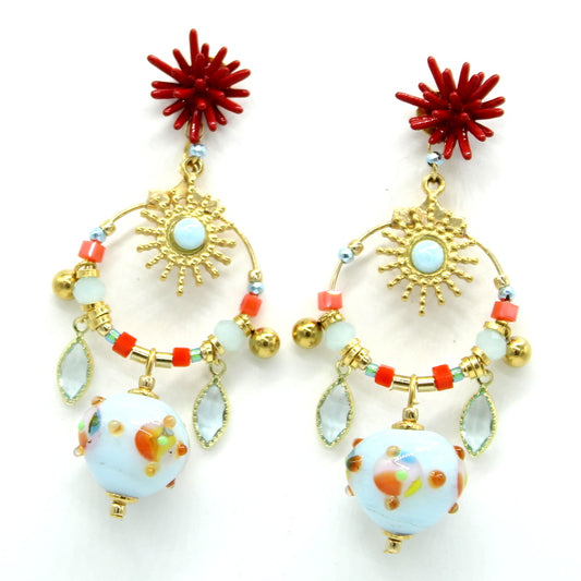 Boucles d'oreilles Azurela