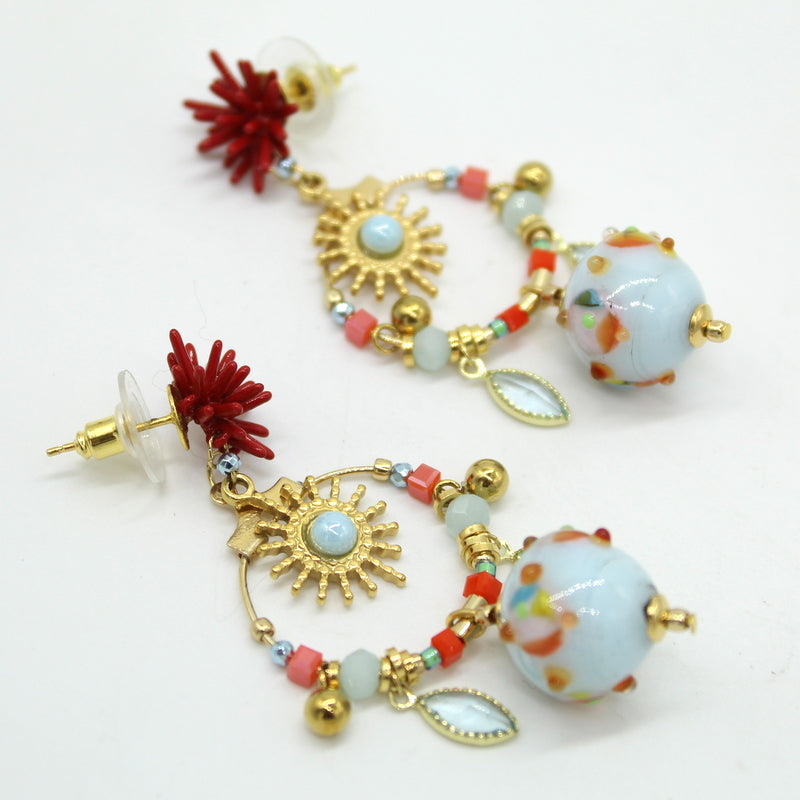 Boucles d'oreilles Azurela