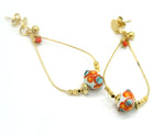 Boucles d'oreilles Aqua Coral