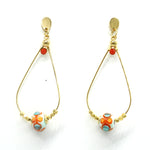 Boucles d'oreilles Aqua Coral