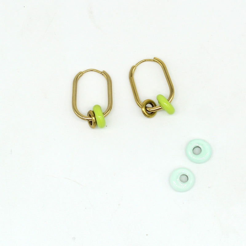 Boucles d'oreilles Citrus Coral