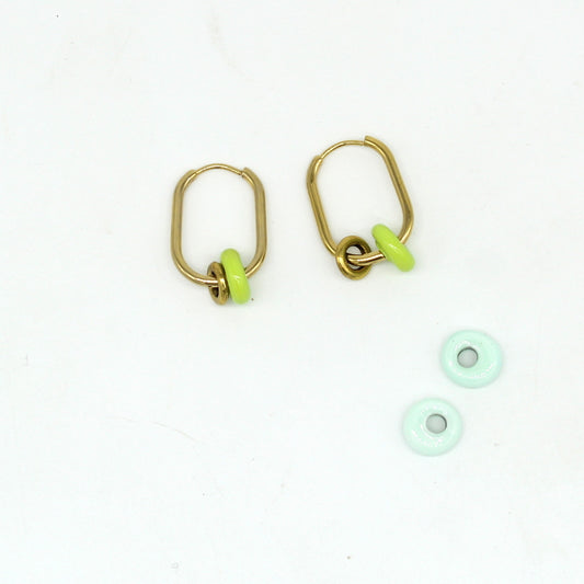 Boucles d'oreilles Citrus Coral