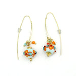 Boucles d'oreilles Aqua Coral