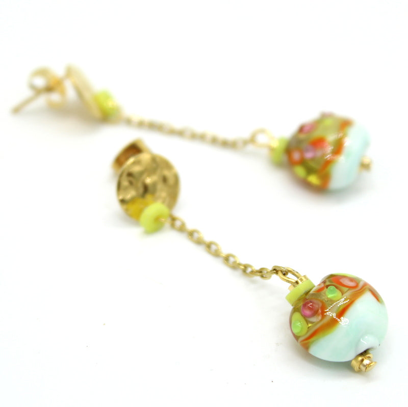 Boucles d'oreilles Citrus Coral