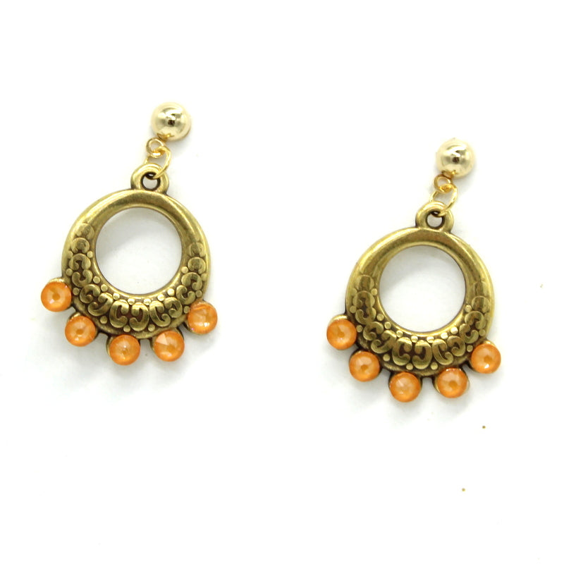 Boucles d'oreilles Citrus Coral