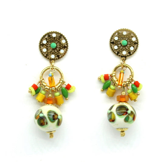 Boucles d'oreilles Jardin Secret