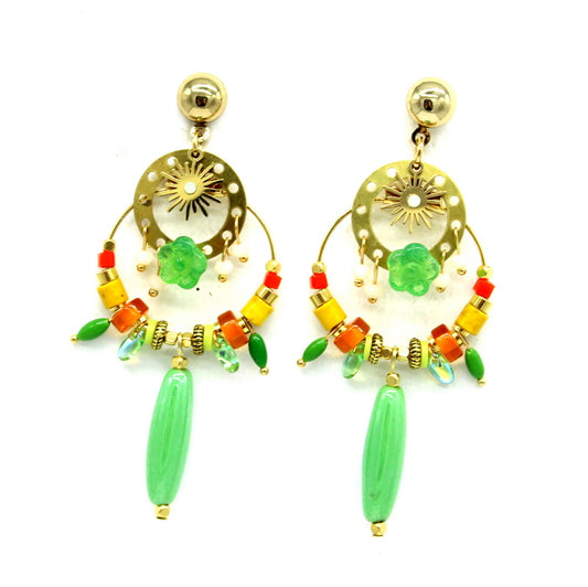Boucles d'oreilles Jardin Secret