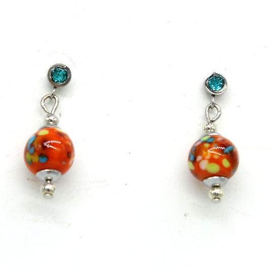 Boucles d'oreilles cristal PAPAYA