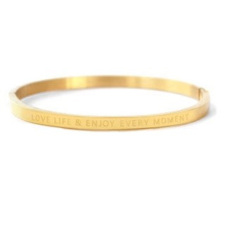 Bracelet à personnaliser gravé "Love life...."