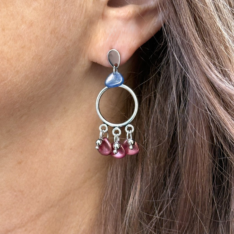 Boucles d'oreilles pétales Oralya