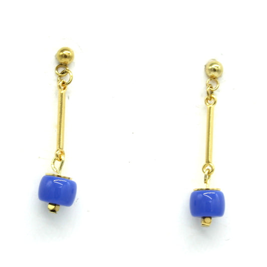 boucles-oreilles-barre-rondelle-murano-vert-bleu-acier-dore-sillage-BO16SE