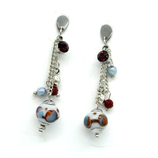 Boucles d'oreilles chaine Oralya