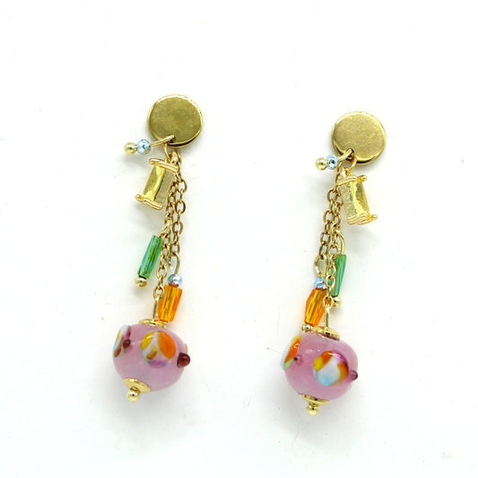 Boucles d'oreilles chainette Yuna