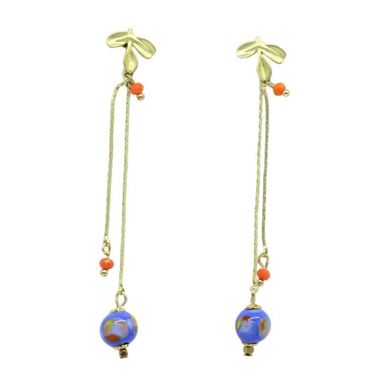 boucles-oreilles-fleurs-dorees-mates-murano-bleue-corail-orange-sillage-BO20SE