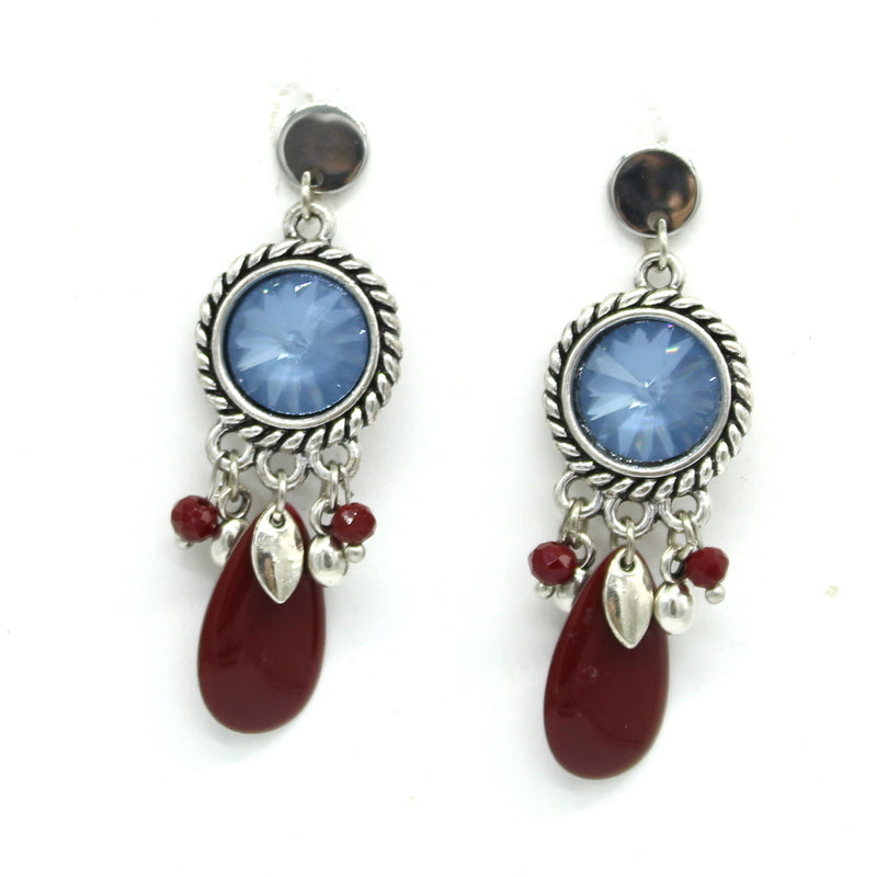 Boucles d'oreilles cristal Oralya