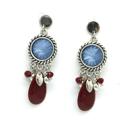 Boucles d'oreilles cristal Oralya