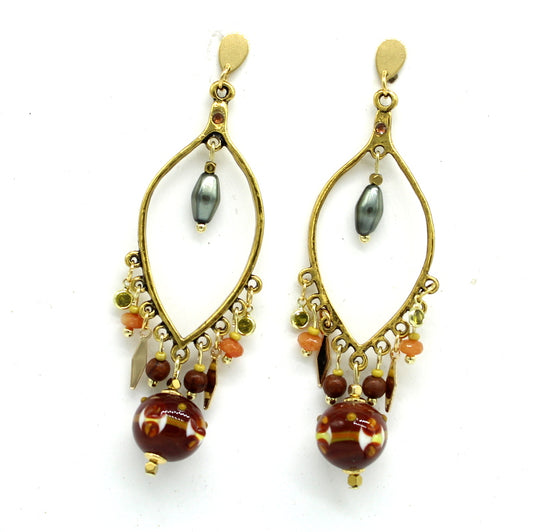 Boucles d'oreilles pampilles Soryne