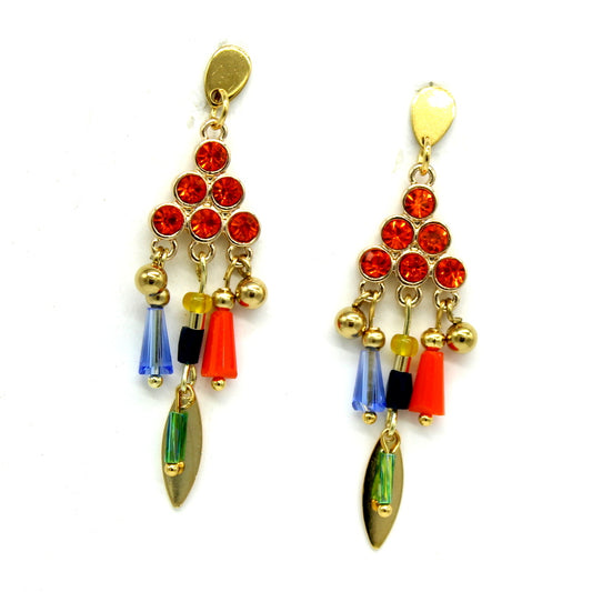 Boucles d'oreilles cristal Zeline