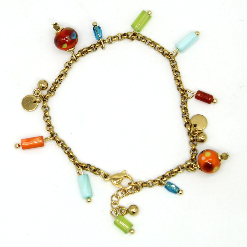 Bracelet pampilles Papaya