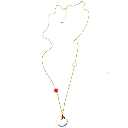 Collier Coeur de mer