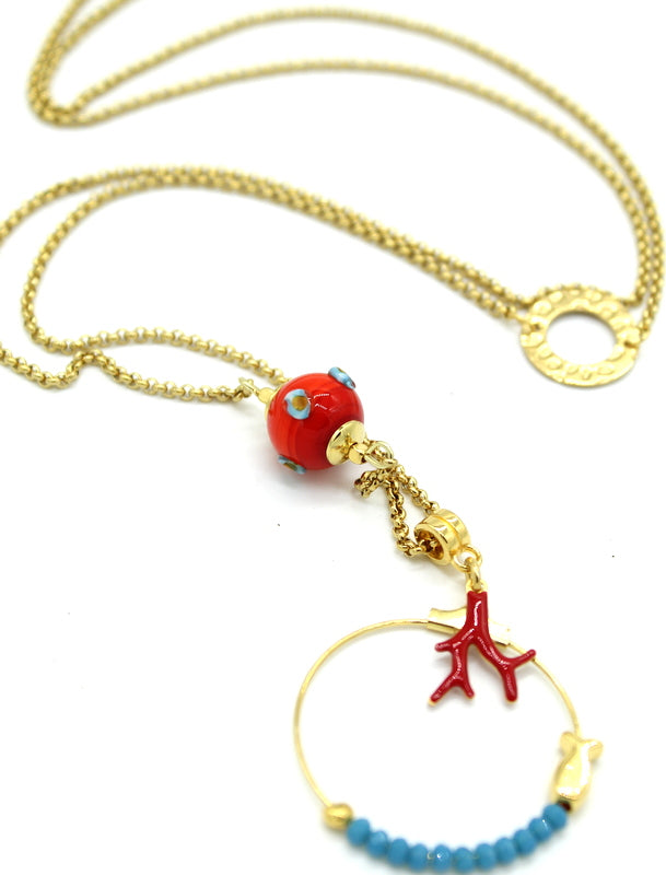 Collier Coeur de mer