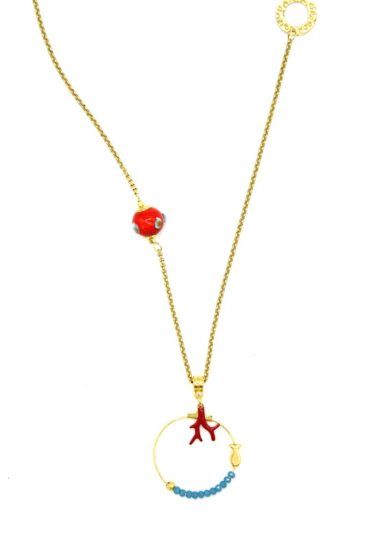 Collier Coeur de mer